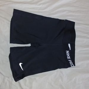 Black Nike Pro Shorts, small