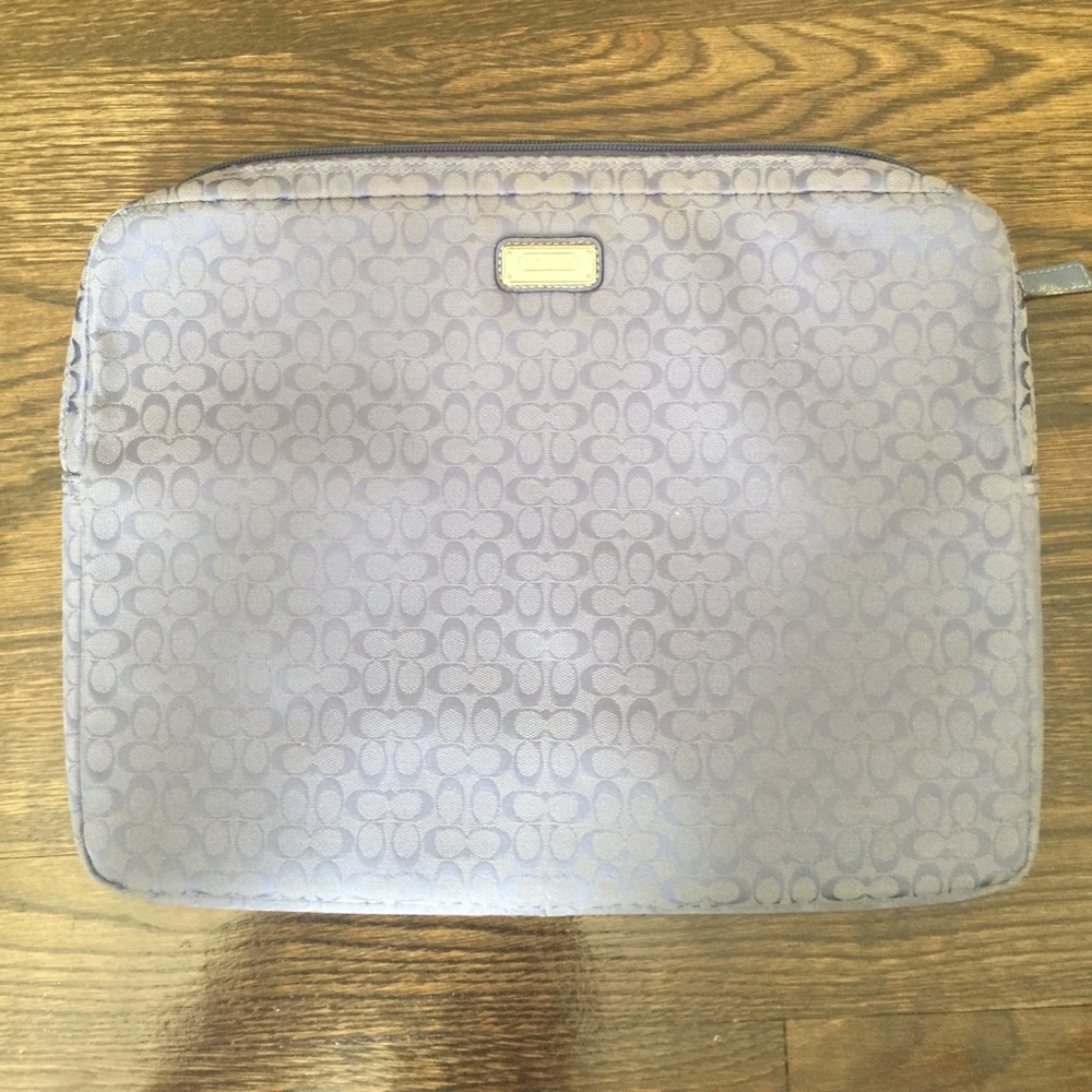 Coach laptop case