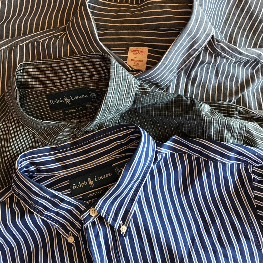 2 Ralph Lauren & Mossimo Shirt Bundle