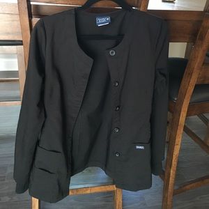 Button Down Scrub Jacket