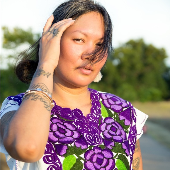 Embroidered Mexican/Frida Kahlo Top - Picture 2 of 6