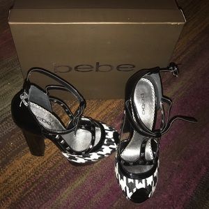 Bebe platform women's heels size 10