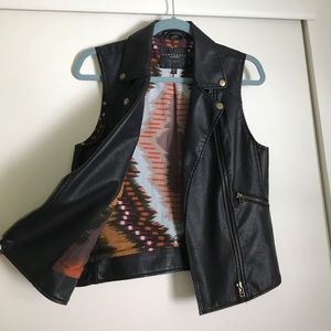 Leather vest