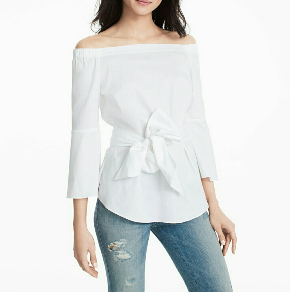 White House Black Market Off the shoulder top