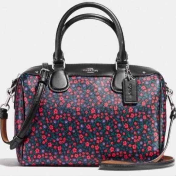 NWT Coach Mini Bennett Floral Satchel - Picture 2 of 6