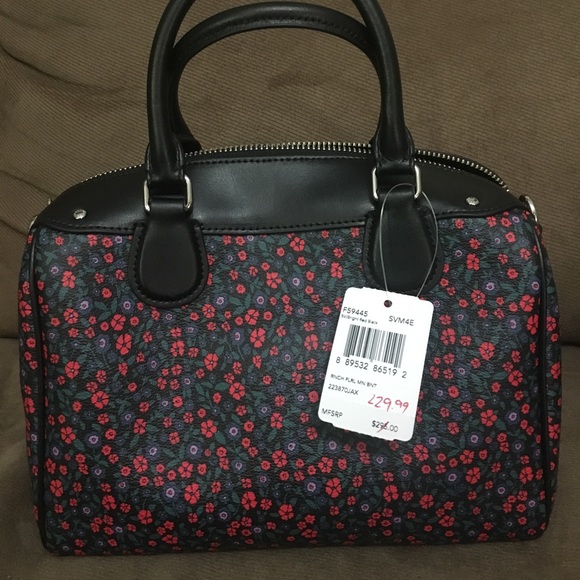 NWT Coach Mini Bennett Floral Satchel - Picture 3 of 6