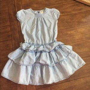 Cute and ruffled denim dress from Osh Kosh!