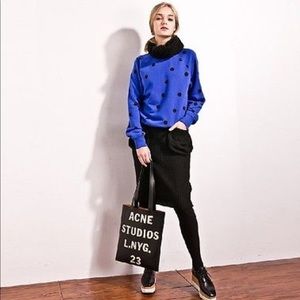 ACNE College Dot Pullover SS14