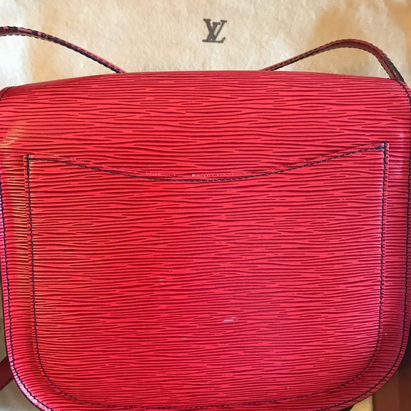 Authentic Vintage Red  LV EPI CAROUCHIERE GM Bag - Picture 5 of 6
