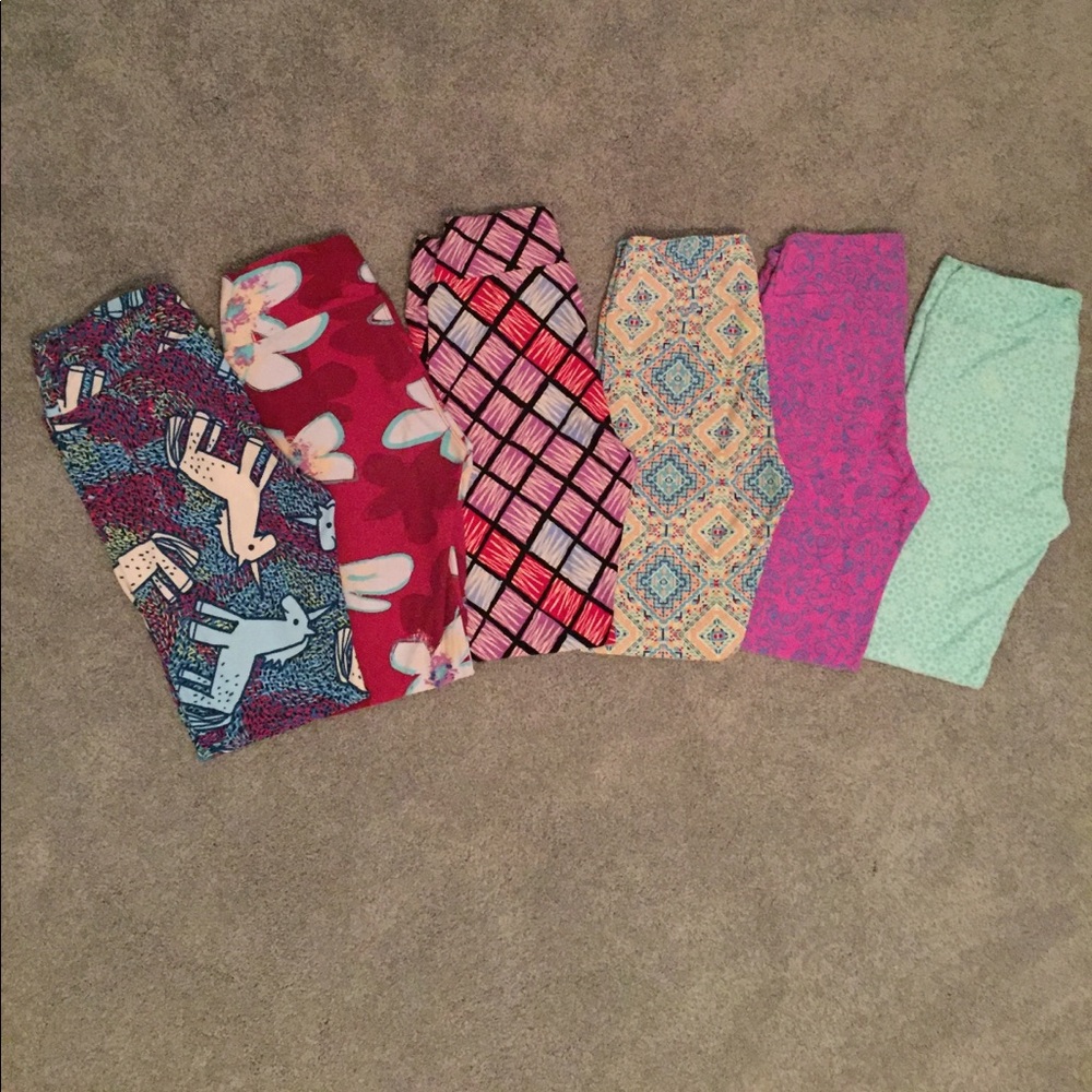 LuLaRoe Leggings Bundle (6 pair of leggings)