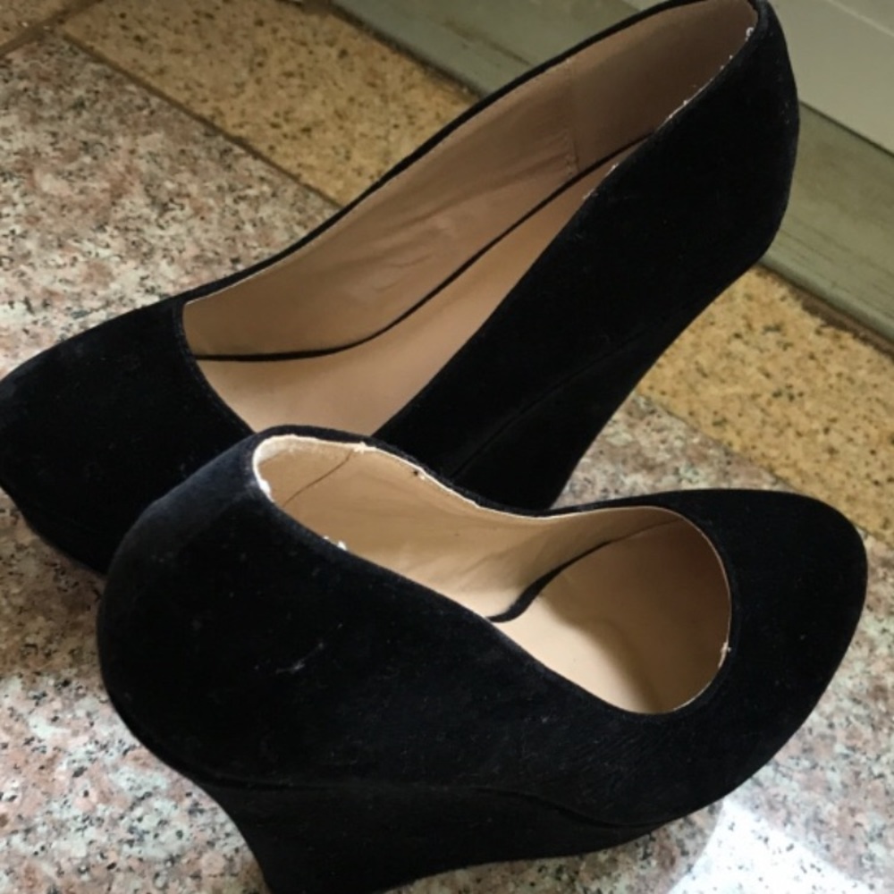 Suede shoes