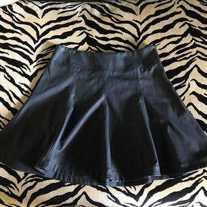 Express faux leather skirt