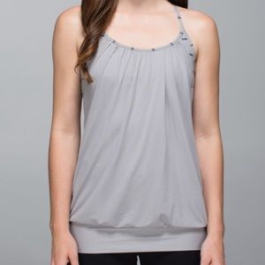 Lulu No Limits Ambient Grey/Cayman Stripe Tank