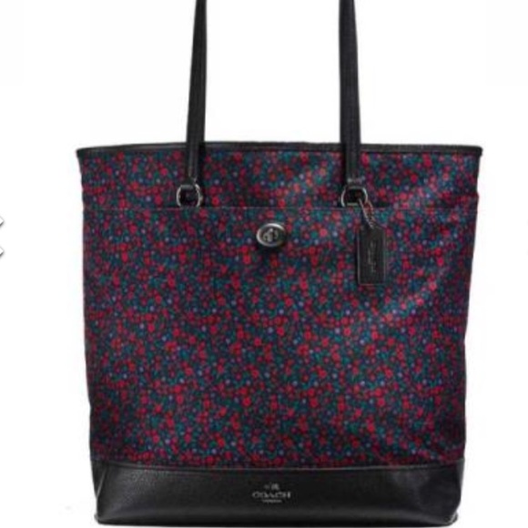 NWT Coach Ranch Floral Tote - Picture 2 of 6