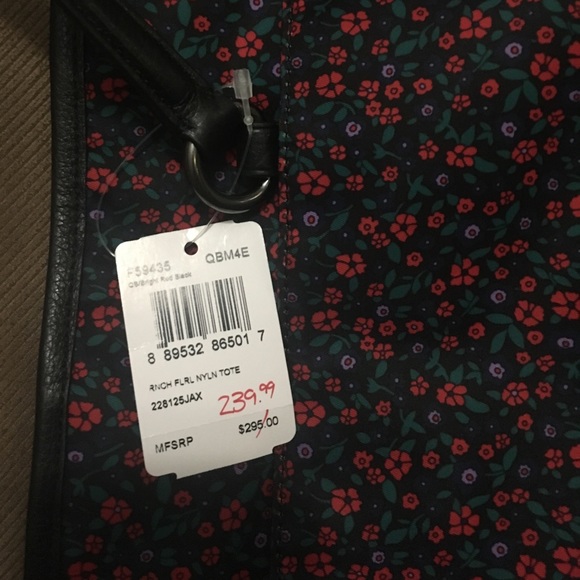NWT Coach Ranch Floral Tote - Picture 4 of 6