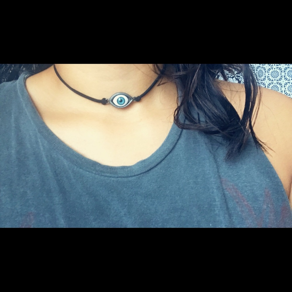 Evil eye choker