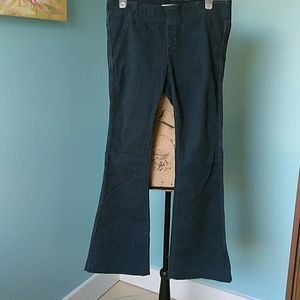 Free People pullon stretch dark blue jeans