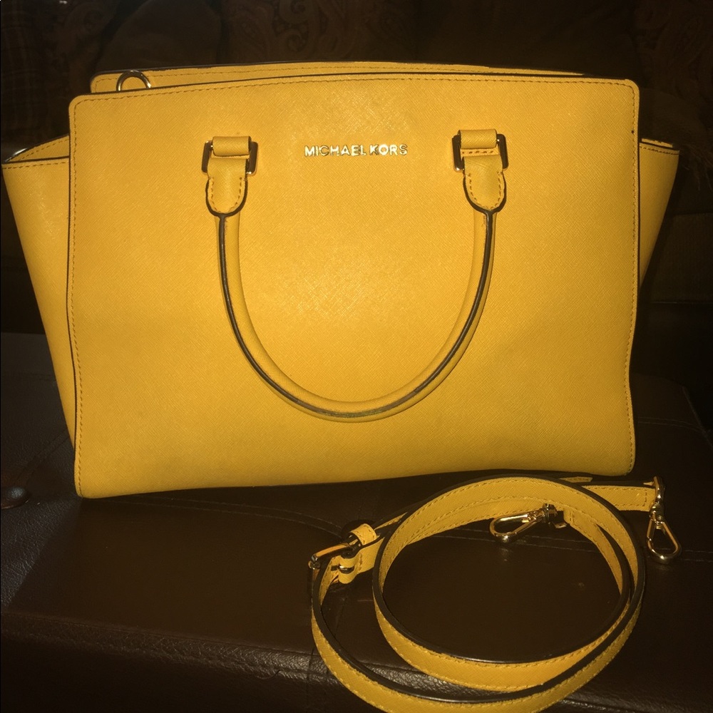 Yellow Michael Kors Bag