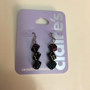 Dice earrings (sensitive)
