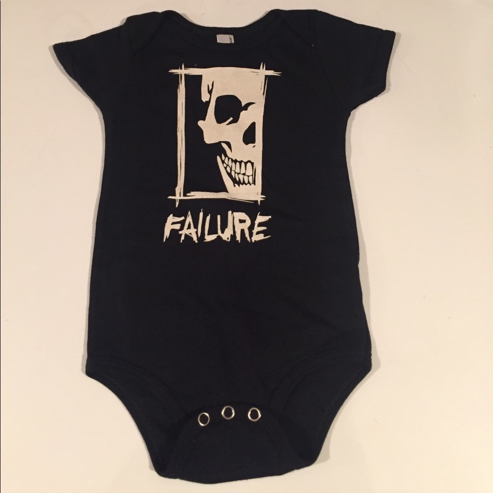 Failure black baby onsie