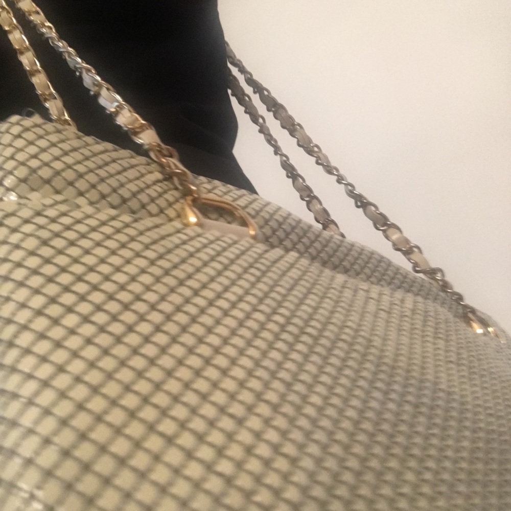 Mesh Handbag-beige - Picture 2 of 8