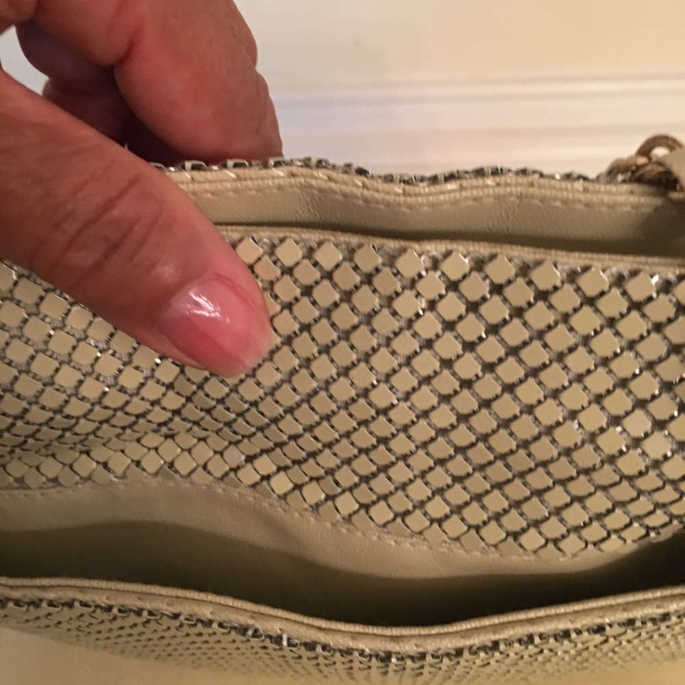 Mesh Handbag-beige - Picture 3 of 8