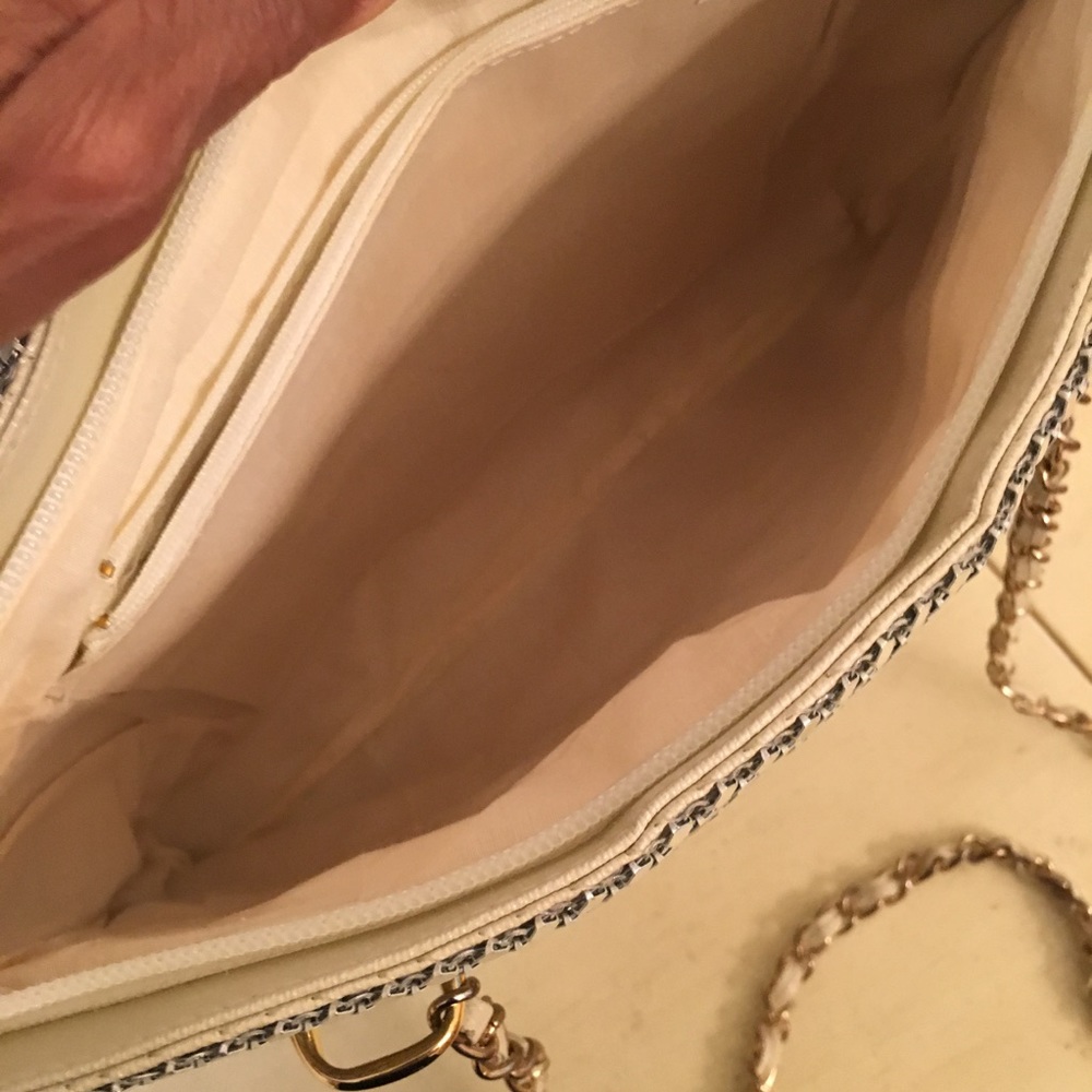 Mesh Handbag-beige - Picture 7 of 8