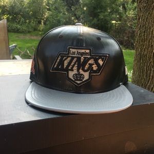 Los Angeles Kings 9Fifty New Era Leather Strapback