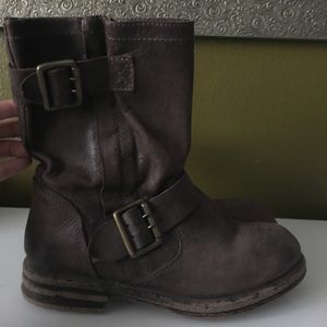 Brown Leather Steve Madden Boots