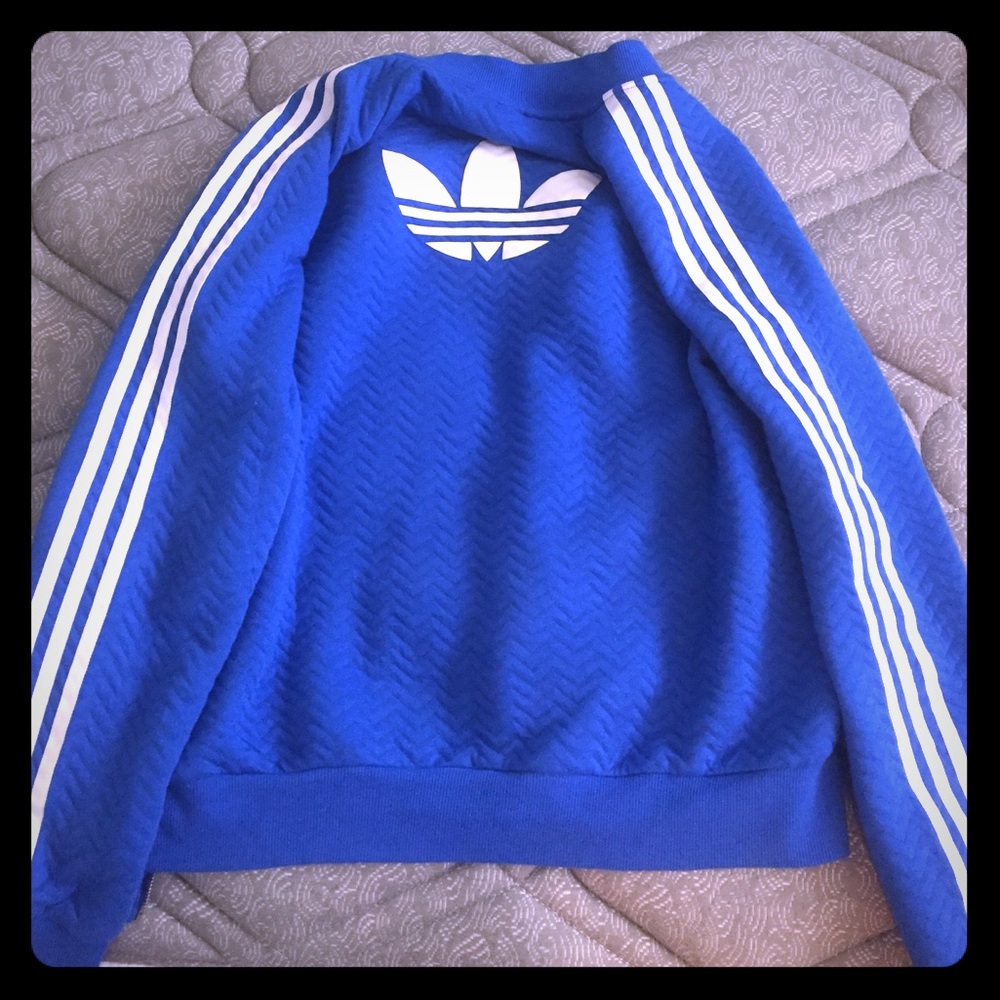 Blue Adidas Track Jacket