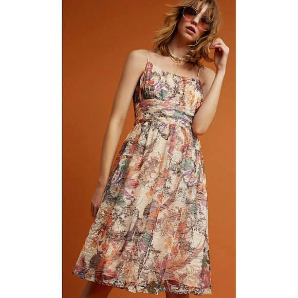 NWT, Anthropologie Maeve Mackenzie Floral Dress - Picture 6 of 7