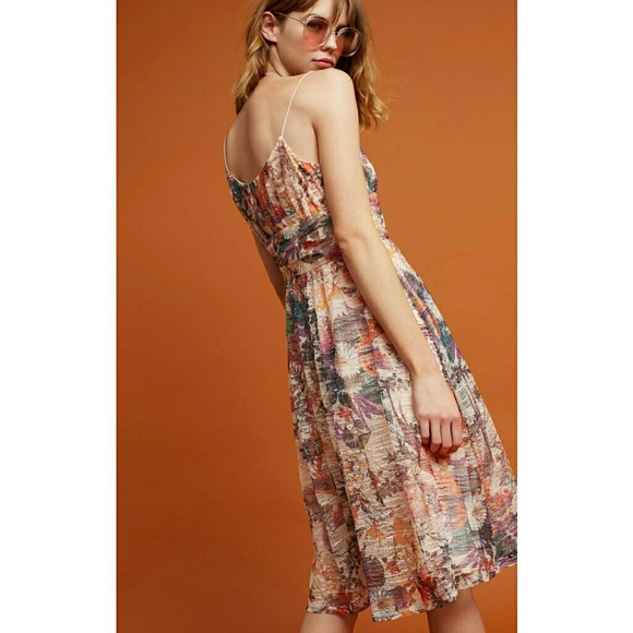NWT, Anthropologie Maeve Mackenzie Floral Dress - Picture 4 of 7