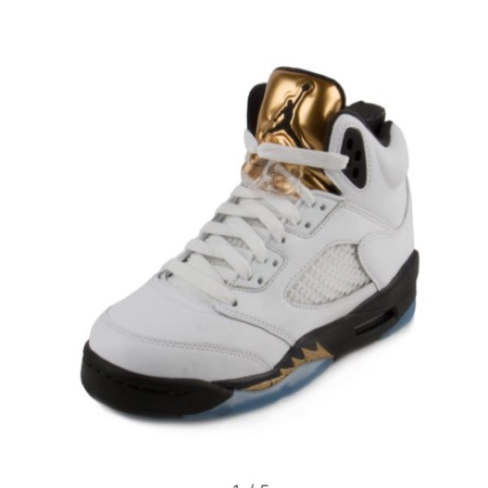 Oplympic gold Jordan 5's