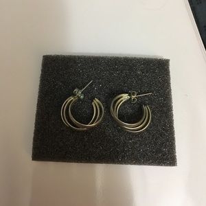 Silver earrings