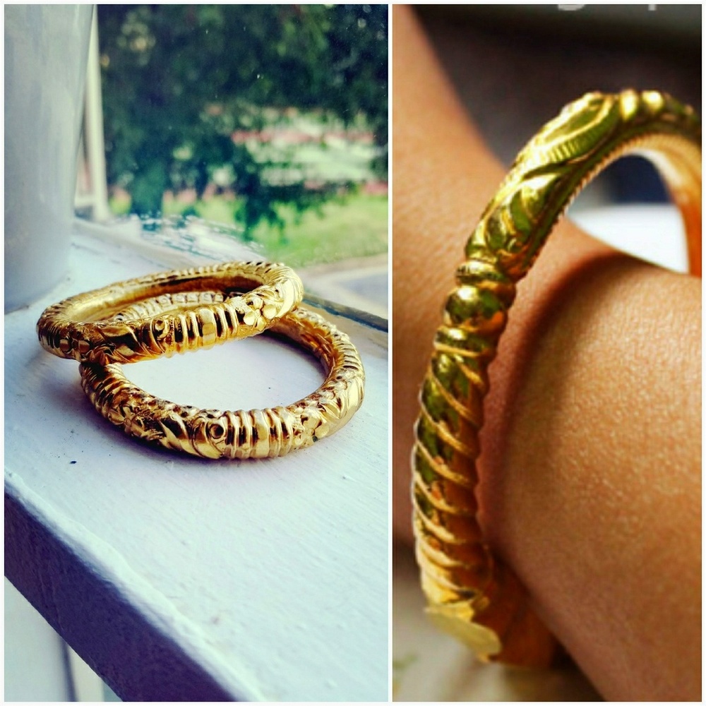 Indian Kangan bracelets goldlike