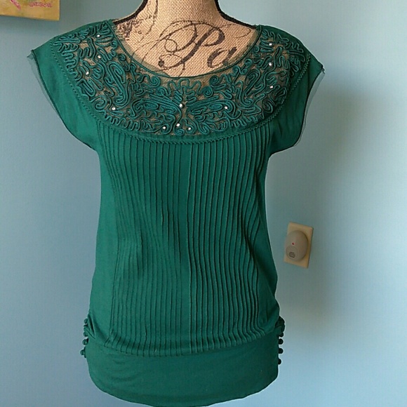 Free People Tops - FP top with rhinestone accent