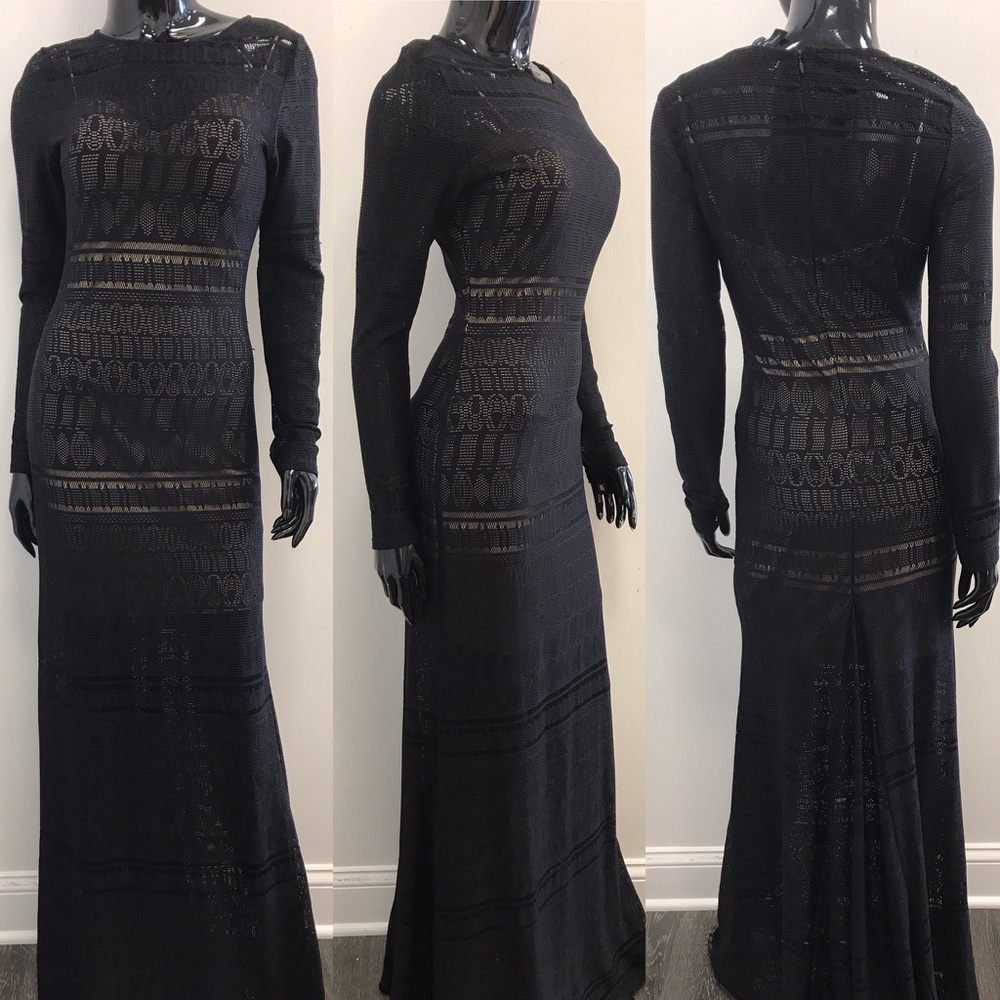 GUESS Marciano Lace/Mesh Maxi