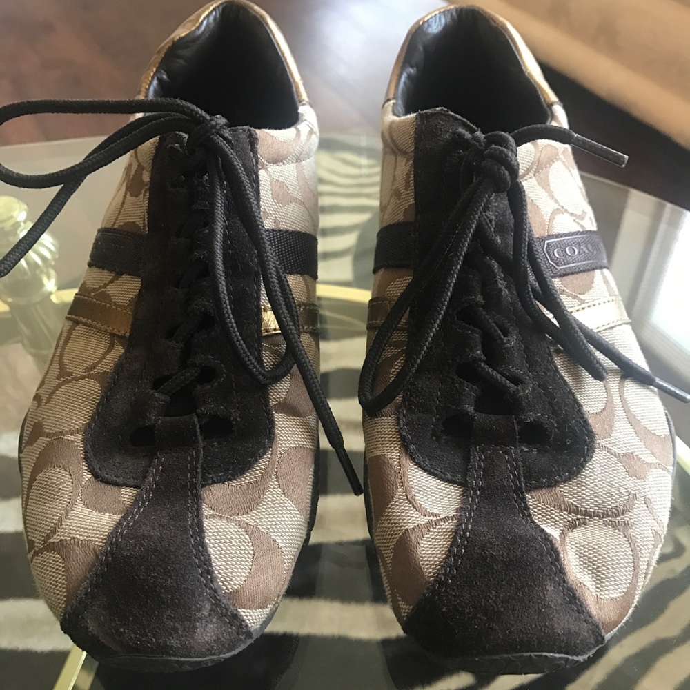 Coach Signature C Brown Sneakers