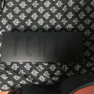 Black Rihanna Fenty Slides