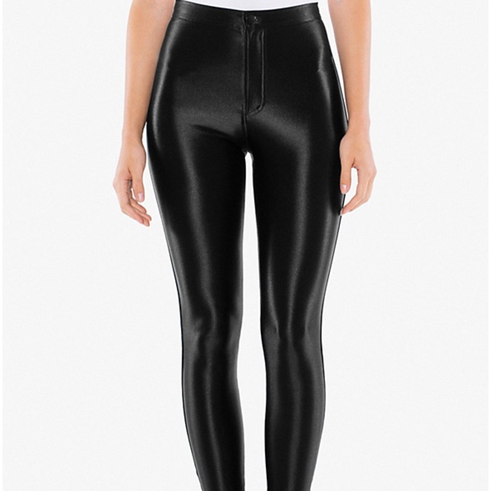 American Apparel Black Disco Pants