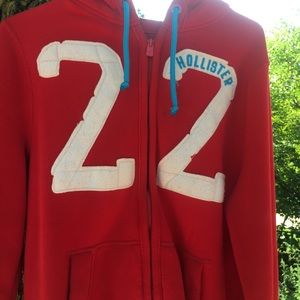 Hollister "22" zip up hoodie