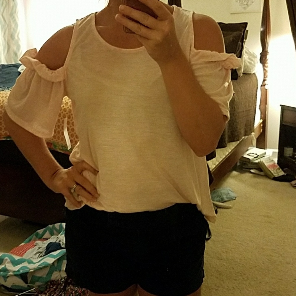 SOLD NWT off the shoulder shirt