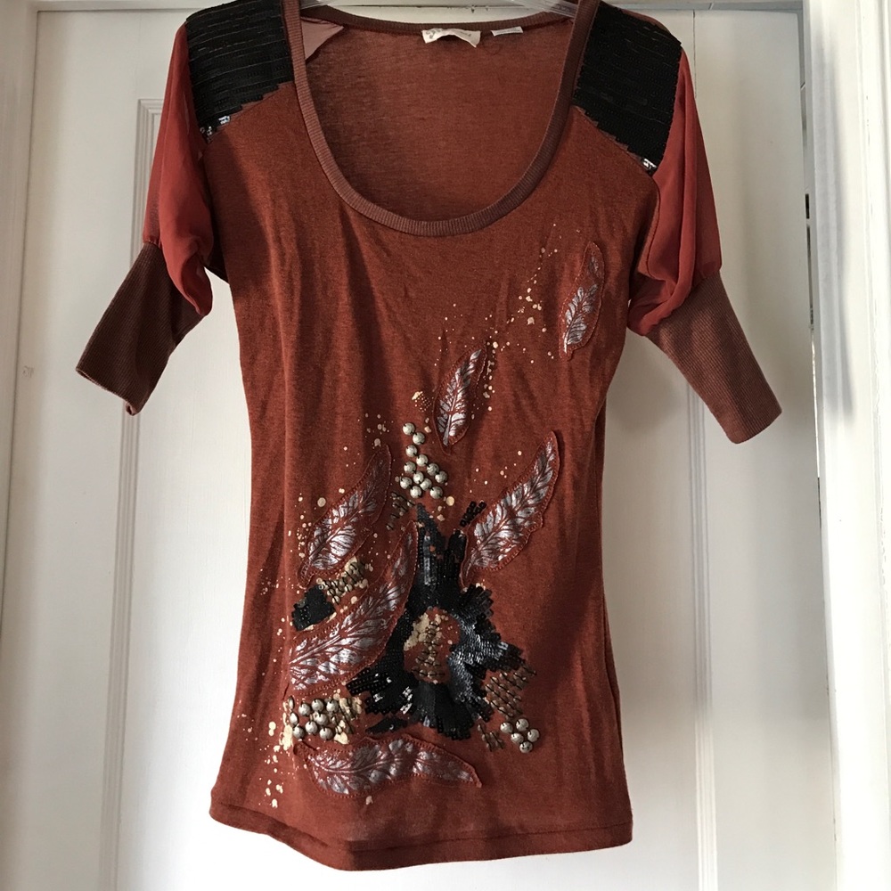 Miss me small embellished top
