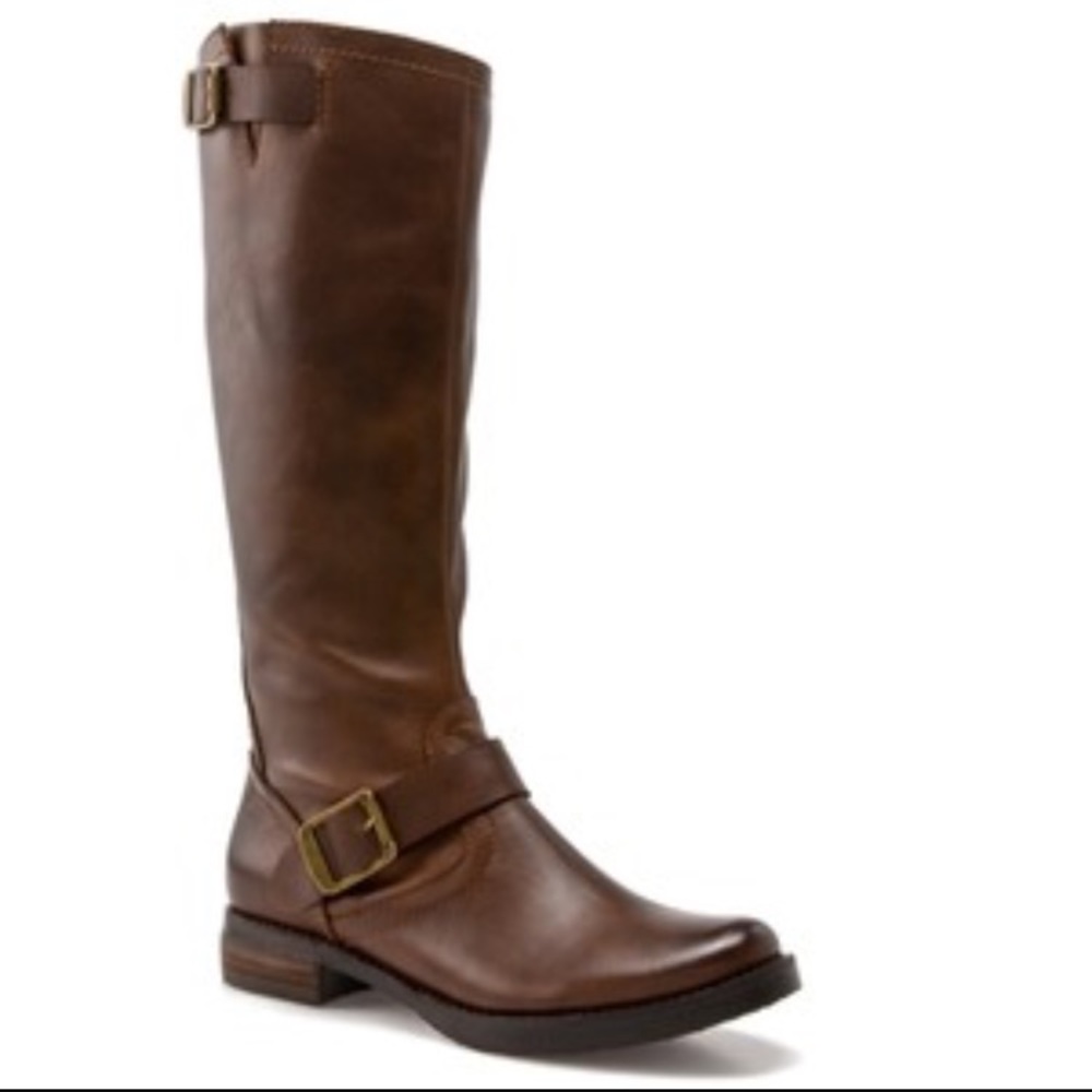 Brown Leather Riding Boots