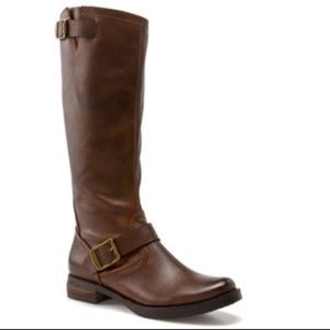 Brown Leather Riding Boots