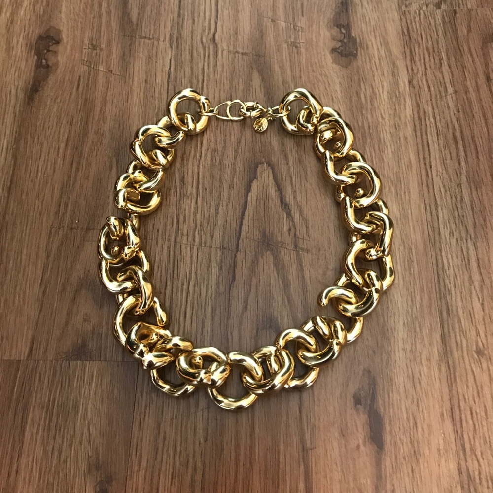 J. Crew Gold Chain Link Necklace