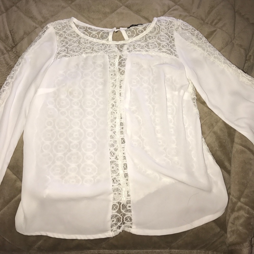 White lace top great condition