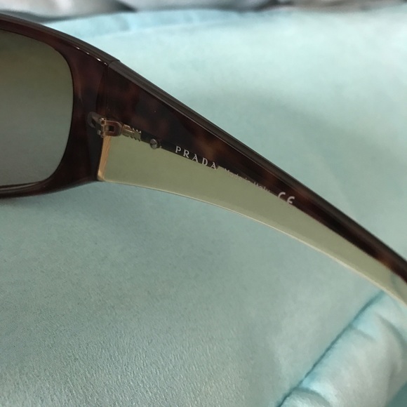 Prada Unisex Brown Wood Brown Sunglasses