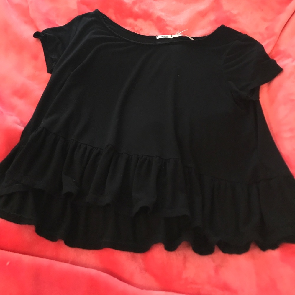 Urban outfitters black flowy top