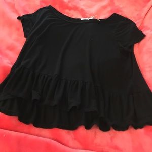 Urban outfitters black flowy top